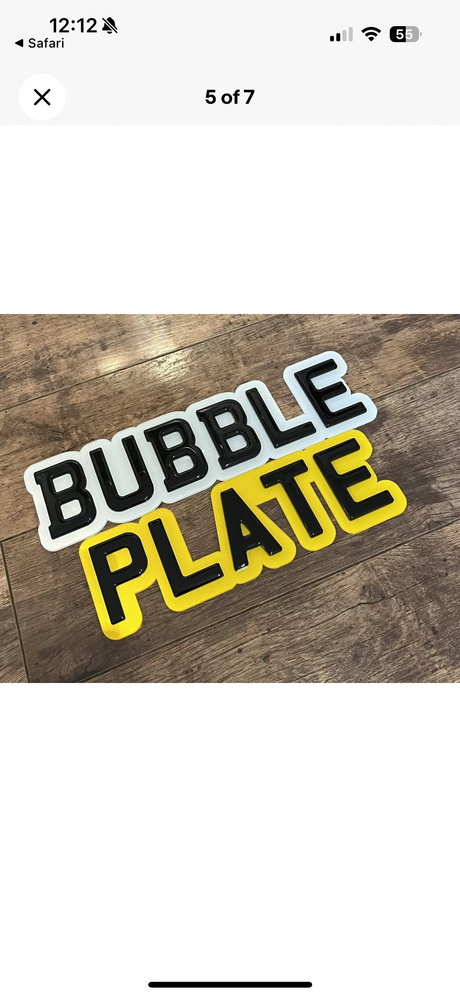 Bubble Plates