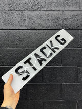 Stacked Gloss Plates