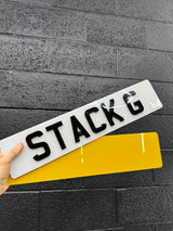 Stacked Gloss Plates