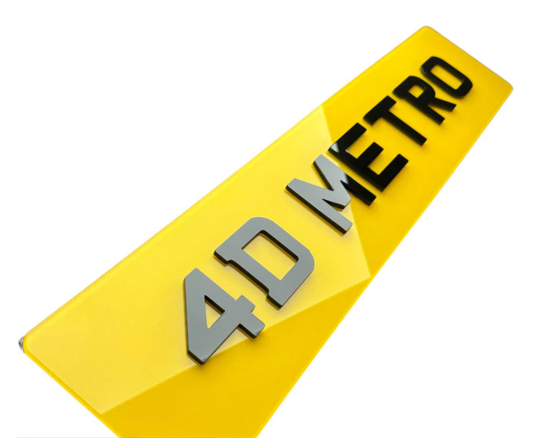 4D 3mm Metro Plates