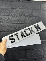 Stacked Matte Plates