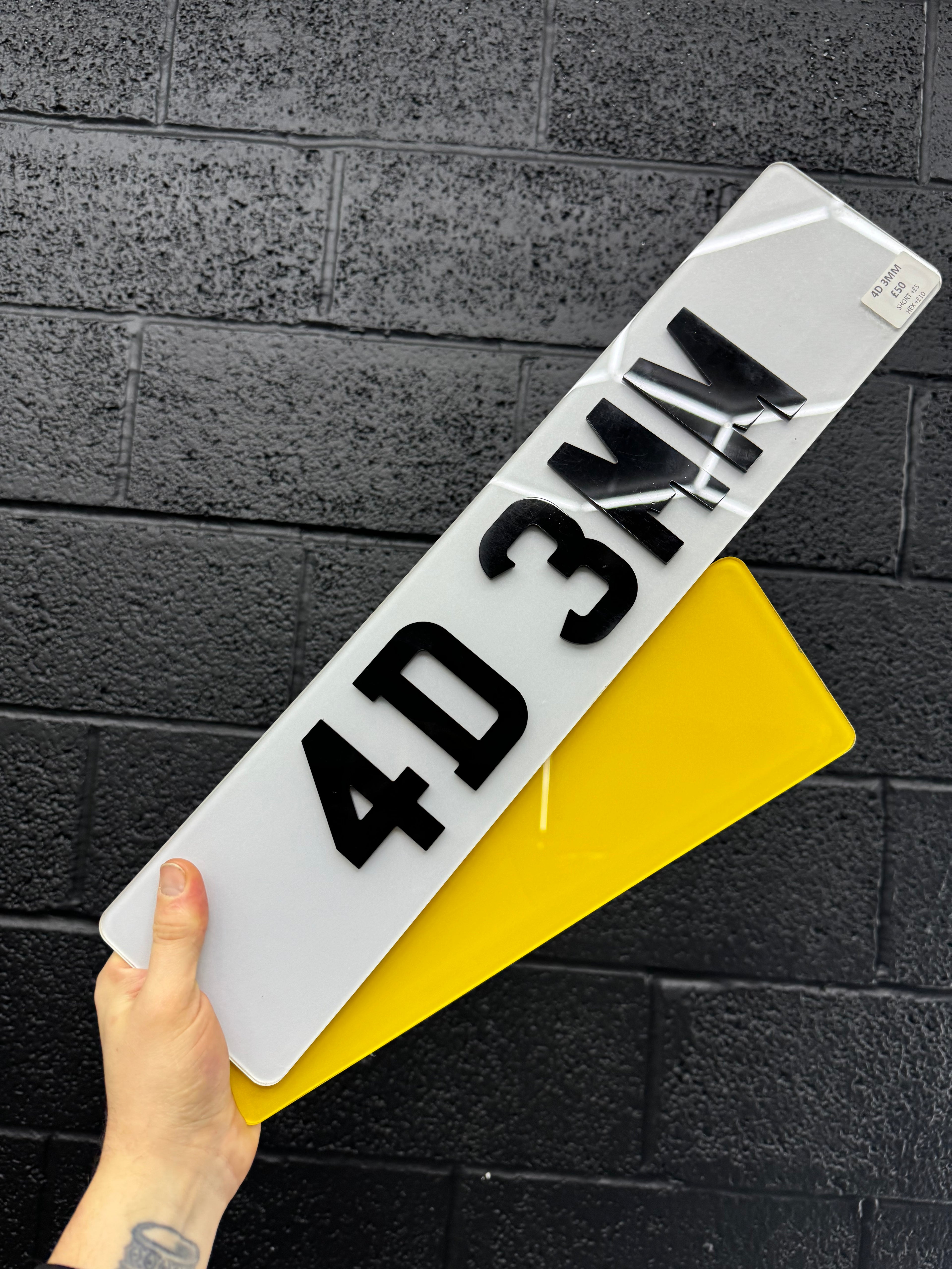 4D 3mm Plates