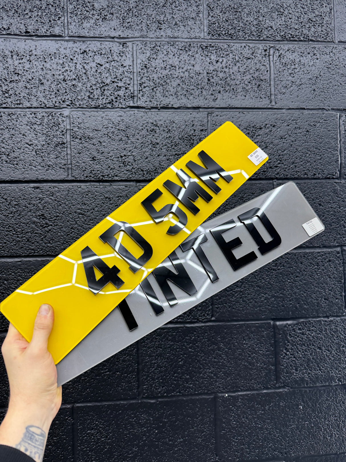 Tinted 4D 5MM plates